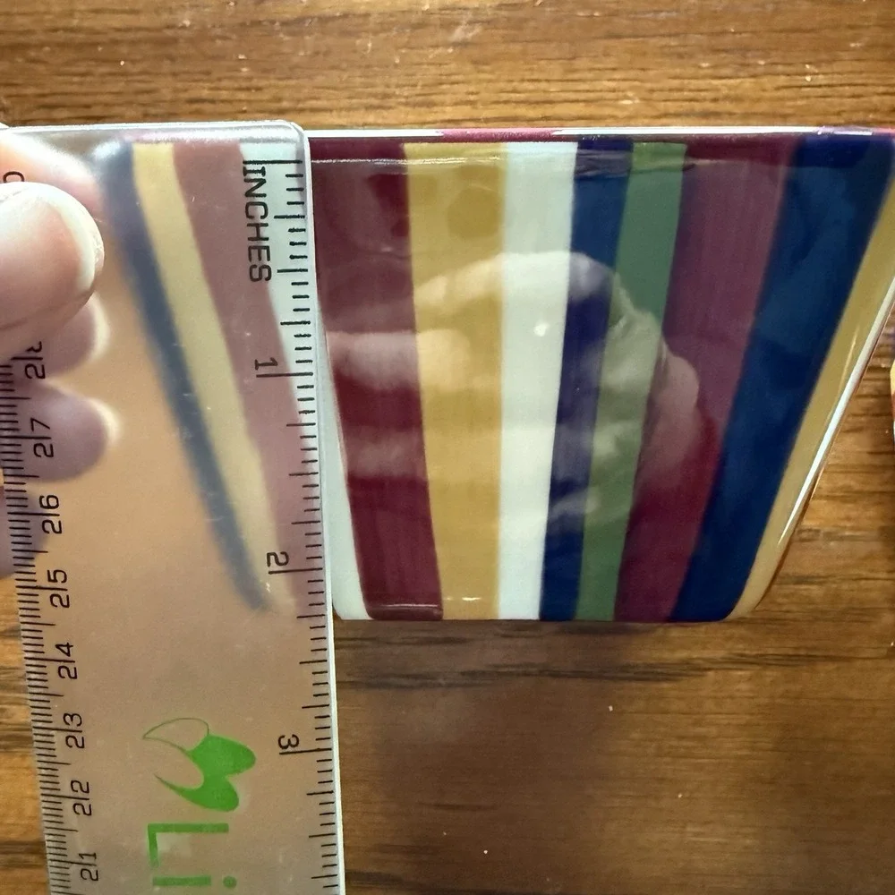 Pampered Chef Simple Additions Striped Colored‎ 4